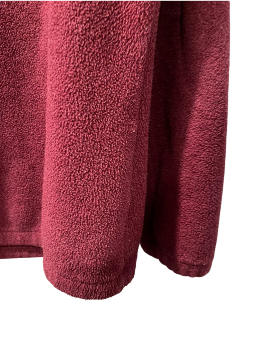 The North Face Tundra RTO 1/2 Zip Fleece Pullover Burgundy Maroon Women's Size L - Picture 9 of 9